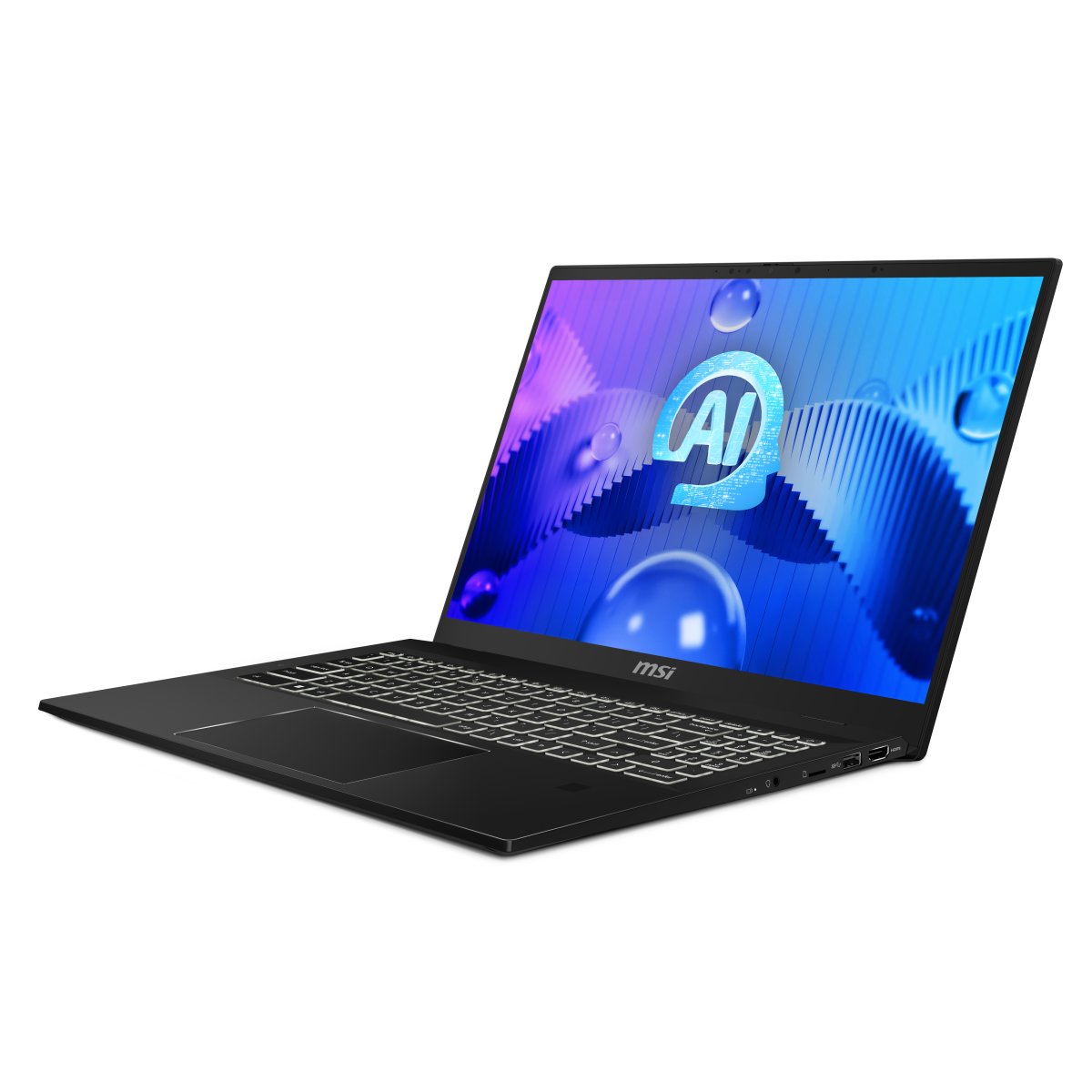 MSI Summit E16 AI Studio A1VETG-002UK Intel Core Ultra 7 155H Hybrid (2-in-1) 40.6 cm (16") Touchscreen Quad HD+ 32 GB LPDDR5-SDRAM 1 TB SSD NVIDIA GeForce RTX 4050 Wi-Fi 7 (802.11be) Windows 11 Pro Black - Image 3