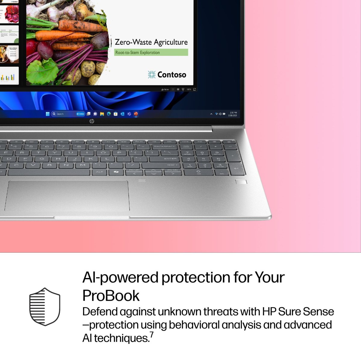 HP ProBook 4 G1i AI Intel Core Ultra 5 225U Laptop 40.6 cm (16") WUXGA 16 GB DDR5-SDRAM 256 GB SSD Wi-Fi 7 (802.11be) Windows 11 Pro AI PC Silver - Image 12