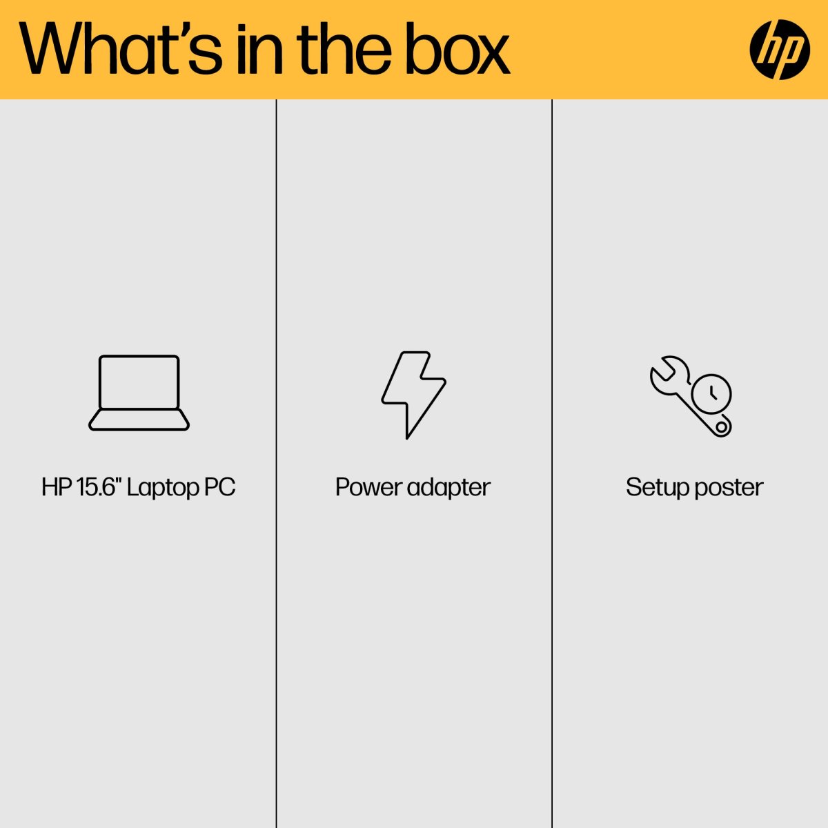 HP 15-fc0053na AMD Ryzen™ 3 7320U Laptop 39.6 cm (15.6") Full HD 8 GB LPDDR5-SDRAM 512 GB SSD Wi-Fi 6 (802.11ax) Windows 11 Home Silver - Image 5