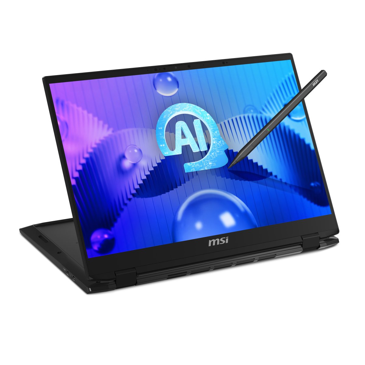 MSI Summit E16 AI Studio A1VETG-002UK Intel Core Ultra 7 155H Hybrid (2-in-1) 40.6 cm (16") Touchscreen Quad HD+ 32 GB LPDDR5-SDRAM 1 TB SSD NVIDIA GeForce RTX 4050 Wi-Fi 7 (802.11be) Windows 11 Pro Black - Image 33
