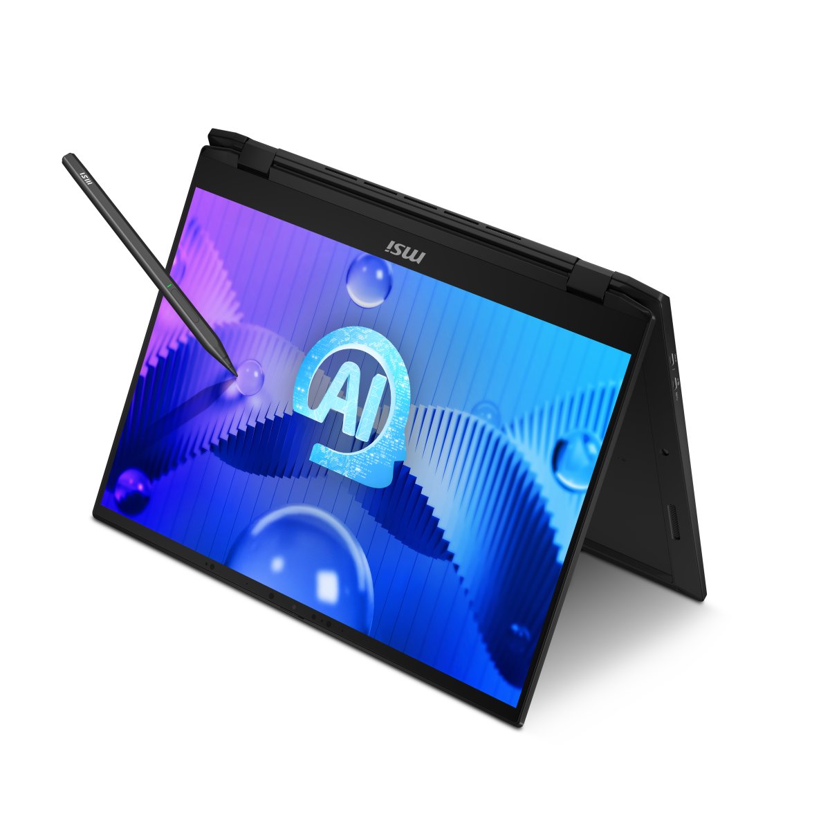 MSI Summit E16 AI Studio A1VETG-002UK Intel Core Ultra 7 155H Hybrid (2-in-1) 40.6 cm (16") Touchscreen Quad HD+ 32 GB LPDDR5-SDRAM 1 TB SSD NVIDIA GeForce RTX 4050 Wi-Fi 7 (802.11be) Windows 11 Pro Black - Image 34