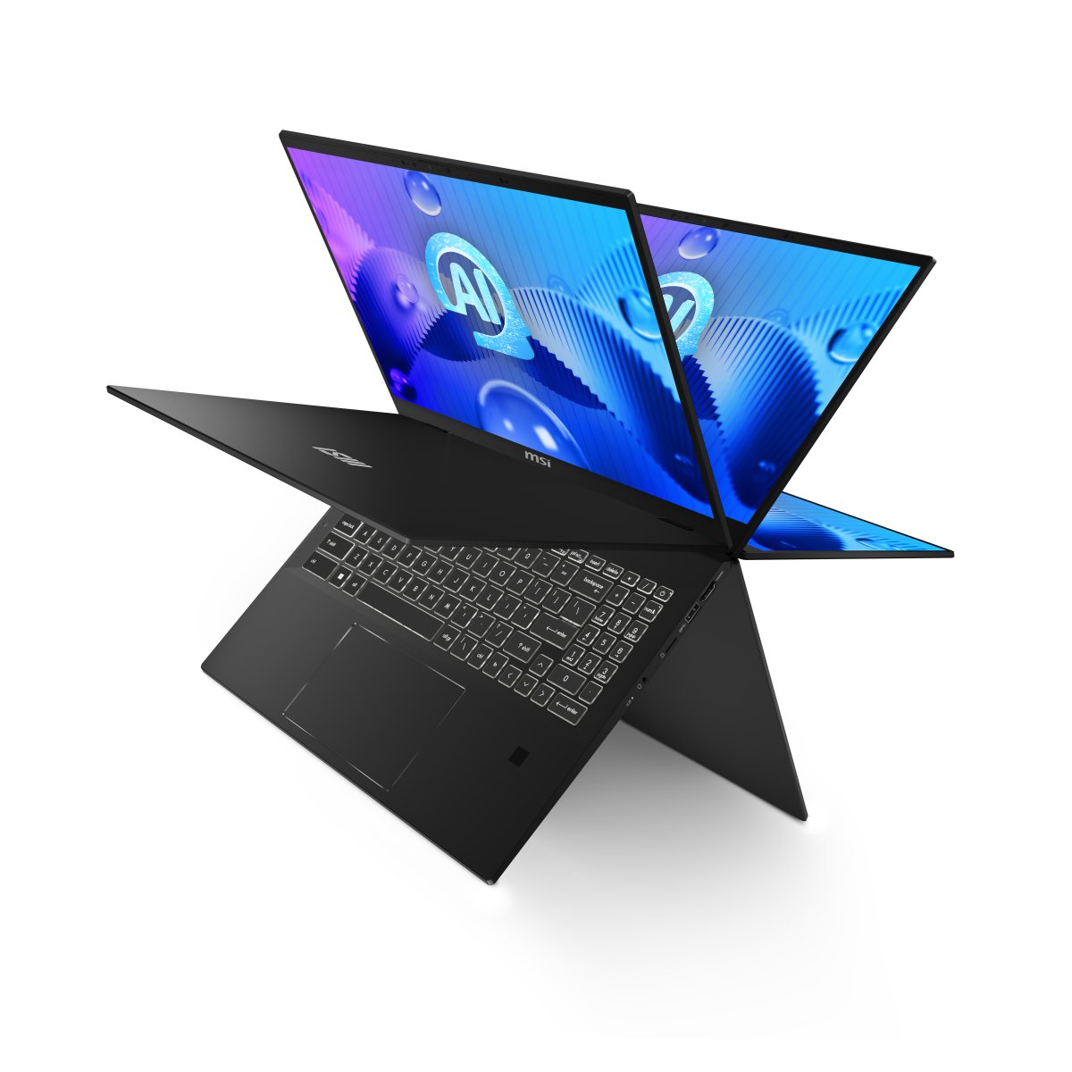MSI Summit E16 AI Studio A1VETG-002UK Intel Core Ultra 7 155H Hybrid (2-in-1) 40.6 cm (16") Touchscreen Quad HD+ 32 GB LPDDR5-SDRAM 1 TB SSD NVIDIA GeForce RTX 4050 Wi-Fi 7 (802.11be) Windows 11 Pro Black - Image 19