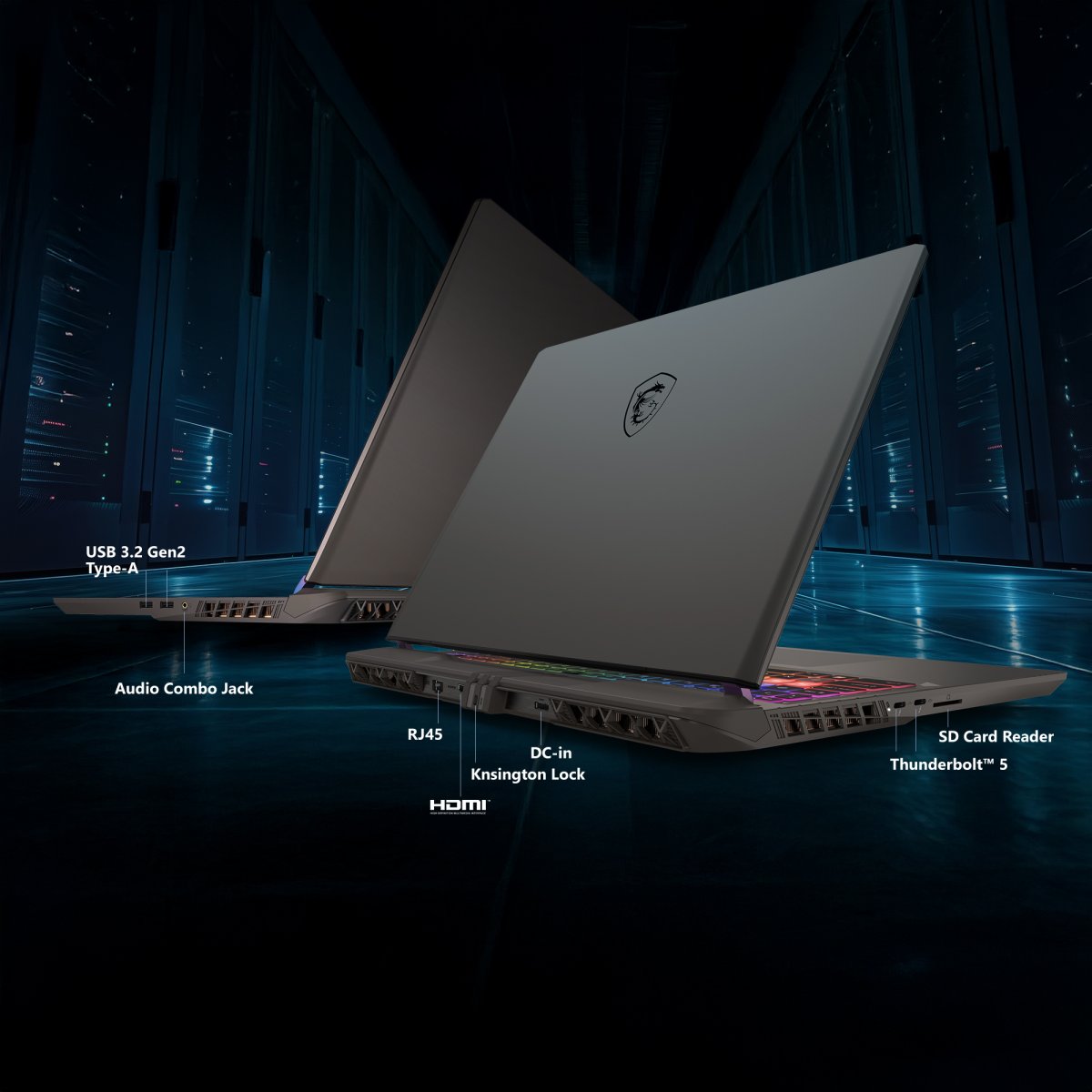 MSI Vector 16 HX AI A2XWHG-403UK Intel Core Ultra 7 255HX Laptop 40.6 cm (16") Quad HD+ 16 GB DDR5-SDRAM 512 GB SSD NVIDIA GeForce RTX 5070 Ti Wi-Fi 6E (802.11ax) Windows 11 Home Grey - Image 12