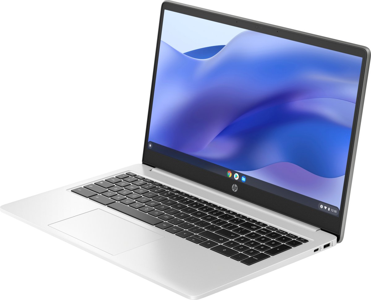 HP Chromebook 15a-na0005na Intel® Pentium® Silver N6000 39.6 cm (15.6") Full HD 4 GB LPDDR4x-SDRAM 128 GB eMMC Wi-Fi 5 (802.11ac) ChromeOS Silver - Image 2