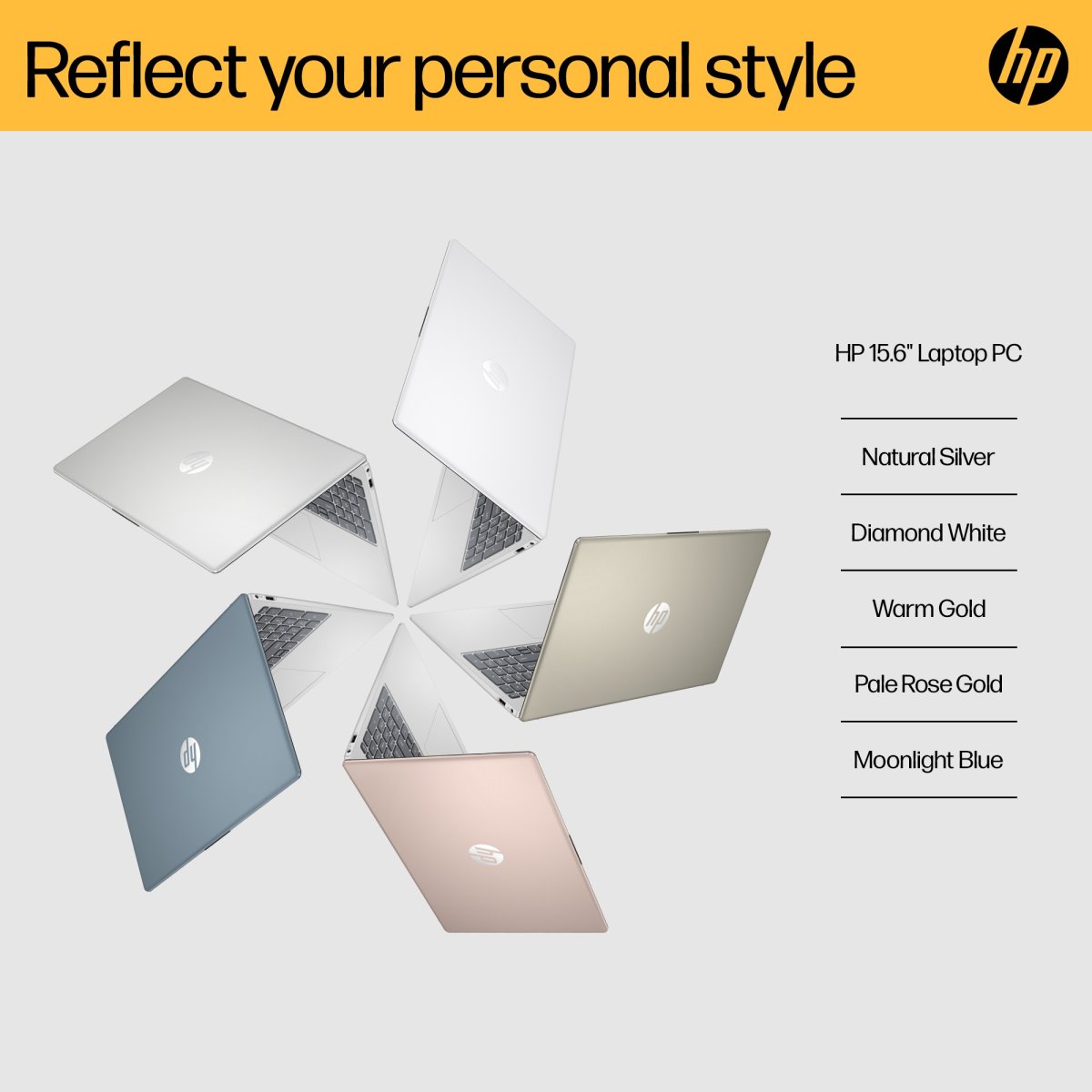 HP 15-fc0004na AMD Ryzen™ 3 7320U Laptop 39.6 cm (15.6") Full HD 4 GB LPDDR5-SDRAM 128 GB SSD Wi-Fi 6 (802.11ax) Windows 11 Home in S mode Silver - Image 8