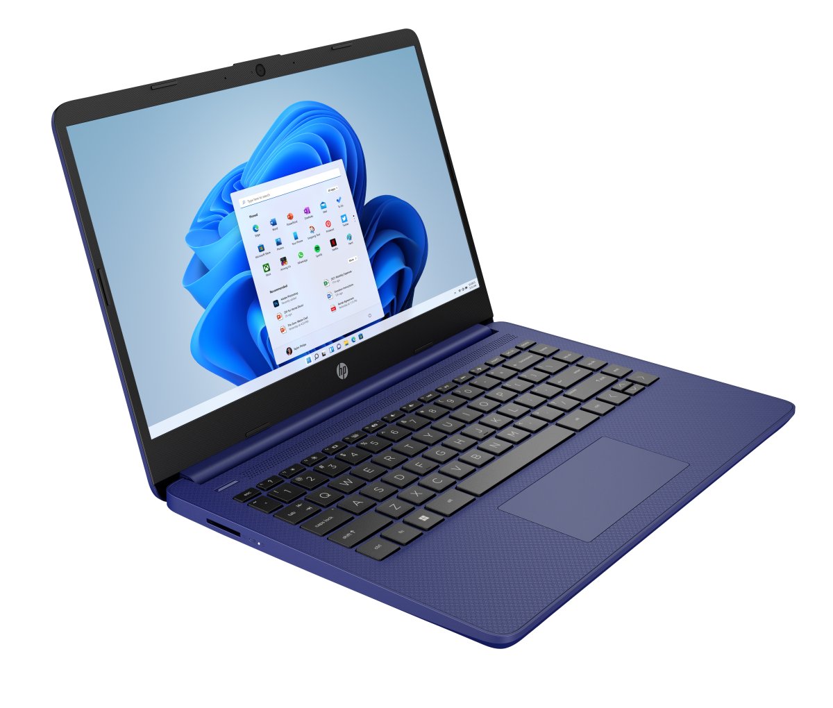 HP 14-dq6001na Intel® N N150 Laptop 35.6 cm (14") HD 4 GB DDR4-SDRAM 128 GB UFS Wi-Fi 6 (802.11ax) Windows 11 Home in S mode Blue - Image 2