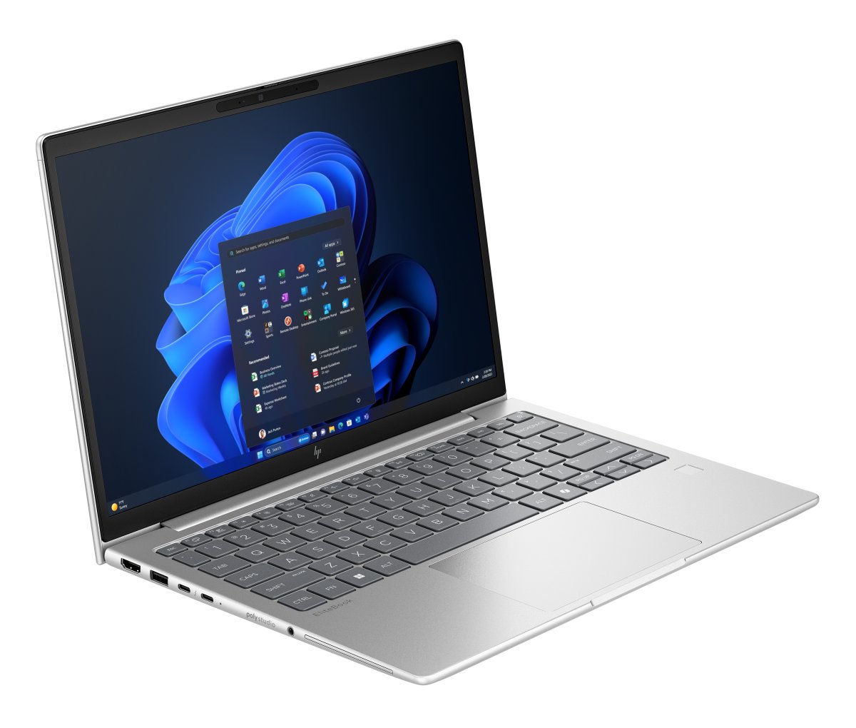 HP EliteBook 6 G1i AI PC Intel Core Ultra 5 225U Laptop 33.8 cm (13.3") WUXGA 16 GB DDR5-SDRAM 512 GB SSD Wi-Fi 7 (802.11be) Windows 11 Pro Silver - Image 2
