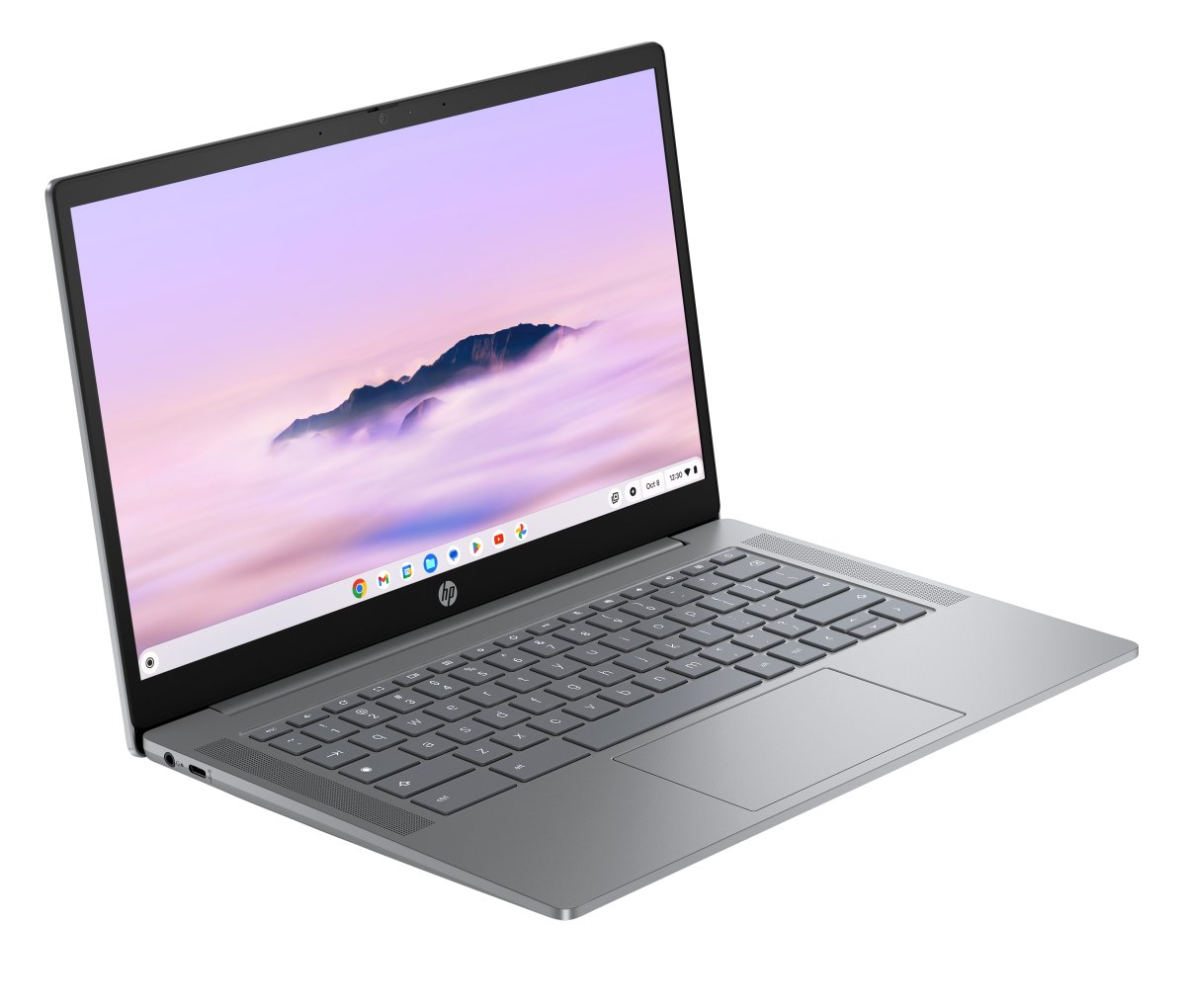 HP Chromebook 14a-nf0000na Intel® Core™ i3 i3-N305 35.6 cm (14") Full HD 8 GB LPDDR5-SDRAM 256 GB eUFS Wi-Fi 6E (802.11ax) ChromeOS Silver - Image 2