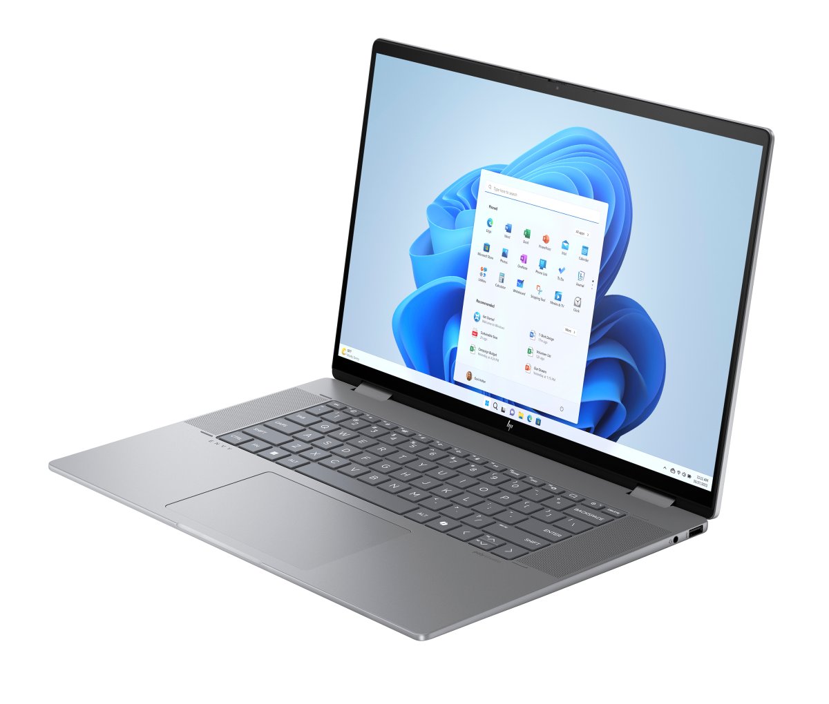 HP ENVY x360 16-ad0005na AMD Ryzen™ 5 8640HS Hybrid (2-in-1) 40.6 cm (16") Touchscreen 2K 8 GB LPDDR5-SDRAM 512 GB SSD Wi-Fi 6E (802.11ax) Windows 11 Home AI PC Silver - Image 22