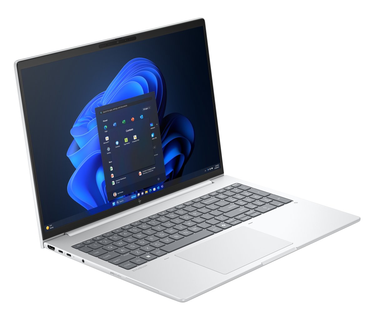 HP EliteBook 8 G1i Next Gen AI PC Wolf Pro Security Edition Copilot+ PC Intel Core Ultra 7 256V Laptop 40.6 cm (16") WUXGA 16 GB LPDDR5x-SDRAM 512 GB SSD Wi-Fi 7 (802.11be) Windows 11 Pro Silver - Image 2