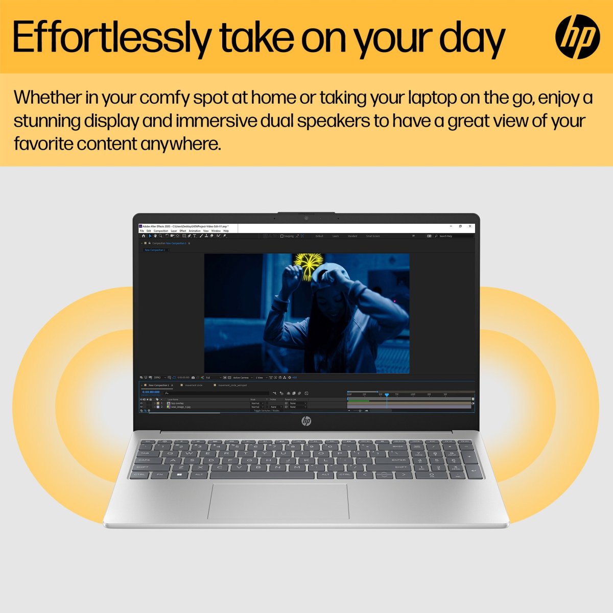 HP 15-fc0017na AMD Ryzen™ 5 7520U Laptop 39.6 cm (15.6") Full HD 8 GB LPDDR5-SDRAM 256 GB SSD Wi-Fi 6 (802.11ax) Windows 11 Home Black - Image 9