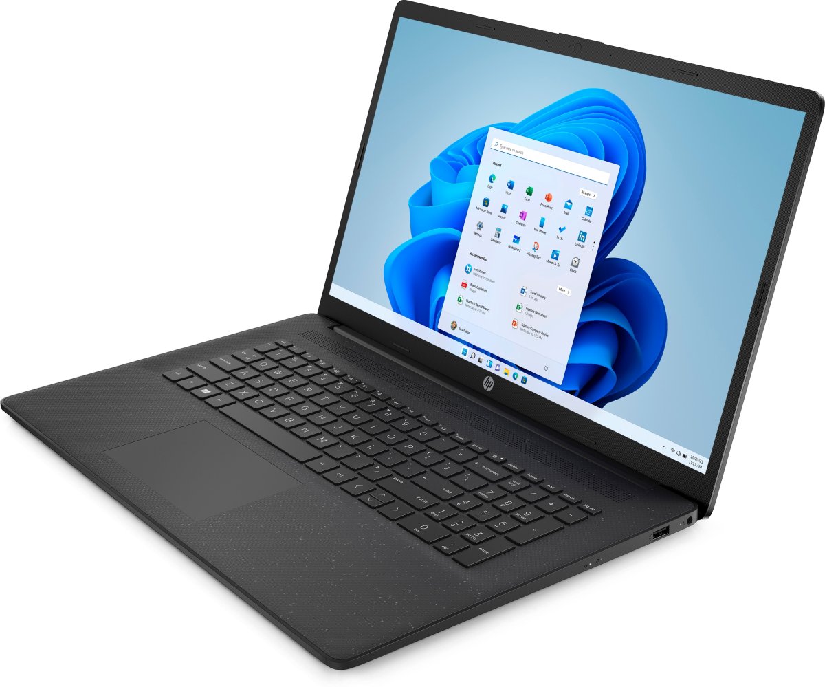 HP 17-cn0041na Intel® Pentium® Gold 7505 Laptop 43.9 cm (17.3") Full HD 4 GB DDR4-SDRAM 128 GB SSD Wi-Fi 5 (802.11ac) Windows 11 Home in S mode Black - Image 2