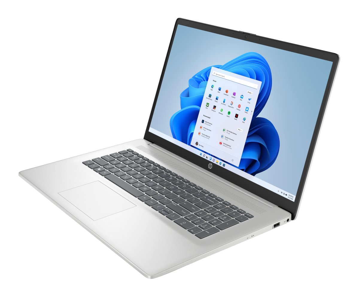 HP 17-cp2003na AMD Ryzen™ 5 7520U Laptop 43.9 cm (17.3") Full HD 8 GB LPDDR5-SDRAM 512 GB SSD Wi-Fi 5 (802.11ac) Windows 11 Home Silver - Image 11