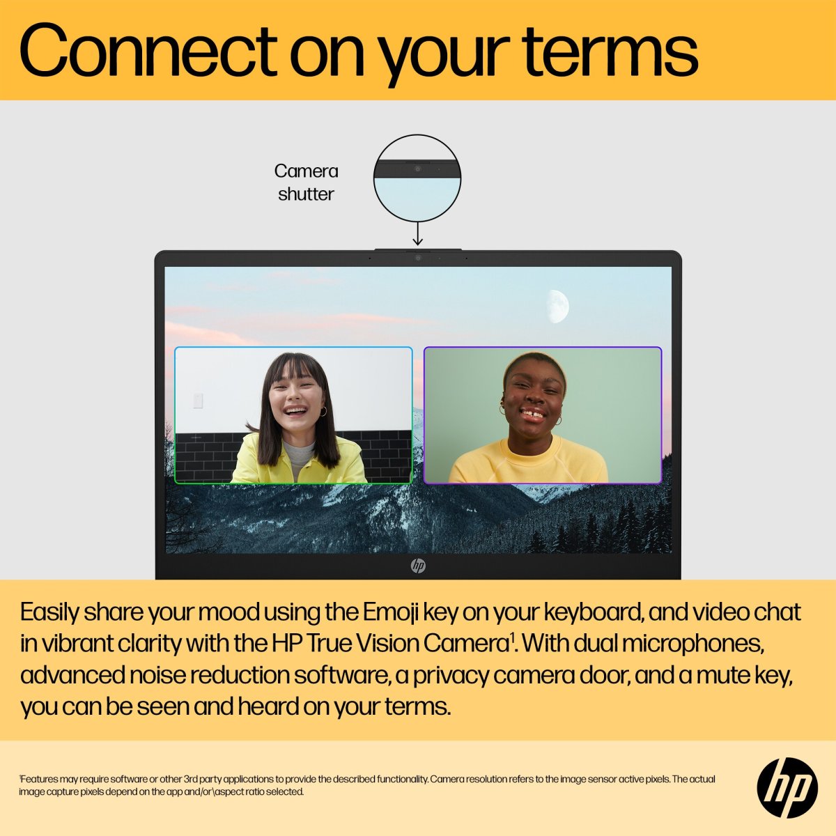 HP 15-fc0042na AMD Ryzen™ 5 7520U Laptop 39.6 cm (15.6") Full HD 16 GB LPDDR5-SDRAM 512 GB SSD Wi-Fi 6 (802.11ax) Windows 11 Home Black - Image 7
