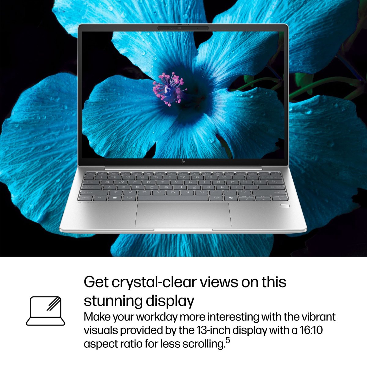 HP EliteBook 6 G1i AI PC Intel Core Ultra 5 225U Laptop 33.8 cm (13.3") WUXGA 16 GB DDR5-SDRAM 512 GB SSD Wi-Fi 7 (802.11be) Windows 11 Pro Silver - Image 11