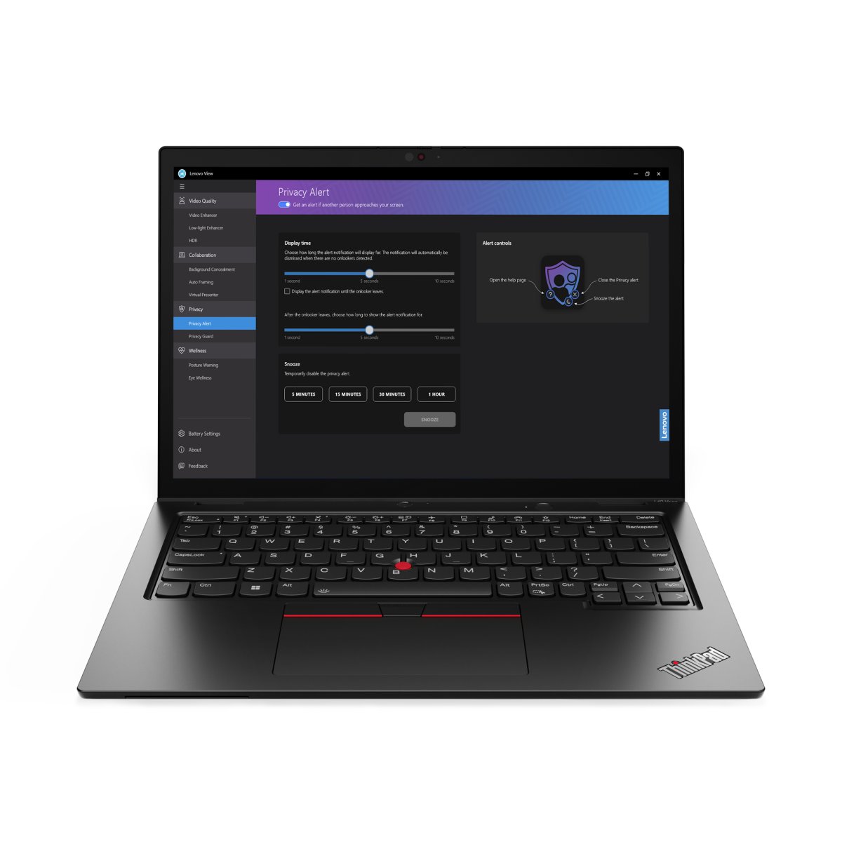 Lenovo ThinkPad L13 Yoga Gen 4 (Intel) Intel® Core™ i5 i5-1335U Hybrid (2-in-1) 33.8 cm (13.3") Touchscreen WUXGA 8 GB LPDDR5-SDRAM 256 GB SSD Wi-Fi 6 (802.11ax) Windows 11 Pro UK English Black - Image 5